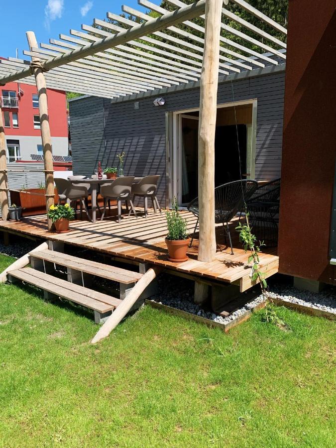 Hjem - Tiny Homes Direkt Am Wald Zwischen Allgaeu & Bodensee Bergatreute Eksteriør bilde