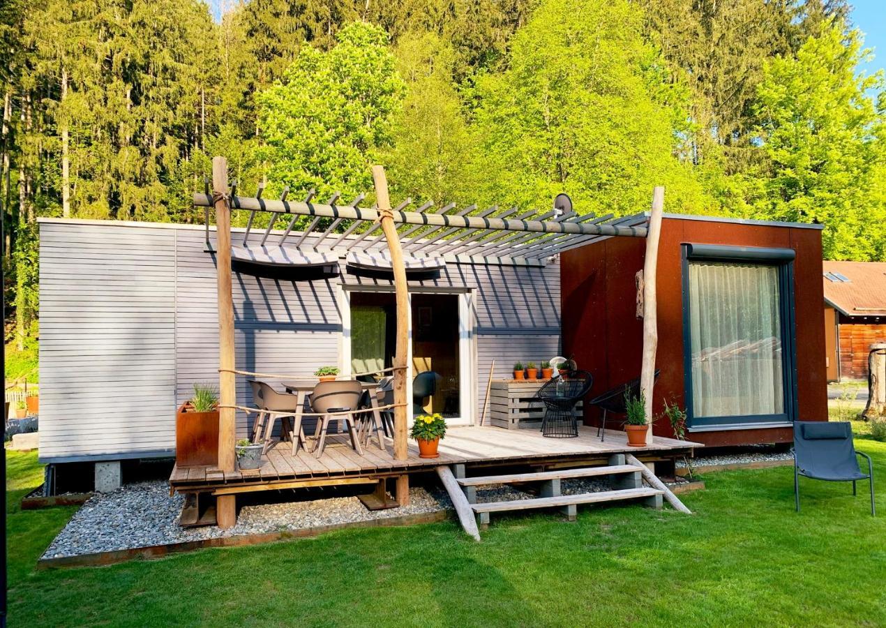 Hjem - Tiny Homes Direkt Am Wald Zwischen Allgaeu & Bodensee Bergatreute Eksteriør bilde