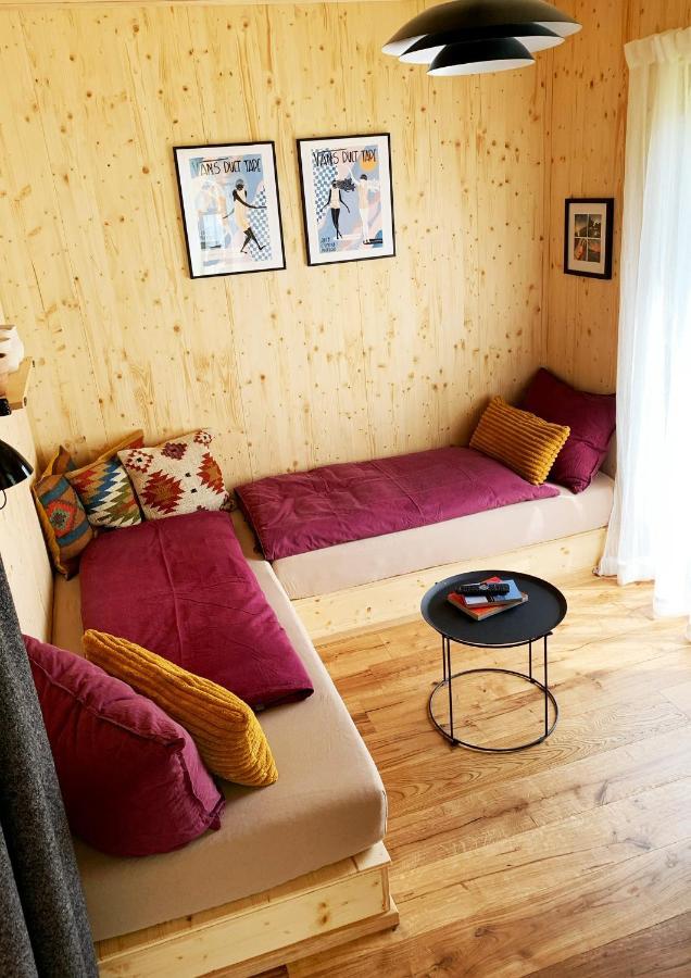 Hjem - Tiny Homes Direkt Am Wald Zwischen Allgaeu & Bodensee Bergatreute Eksteriør bilde