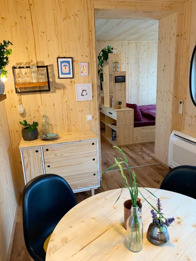 Hjem - Tiny Homes Direkt Am Wald Zwischen Allgaeu & Bodensee Bergatreute Eksteriør bilde