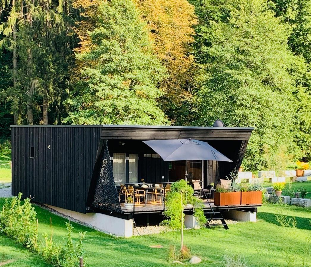 Hjem - Tiny Homes Direkt Am Wald Zwischen Allgaeu & Bodensee Bergatreute Eksteriør bilde