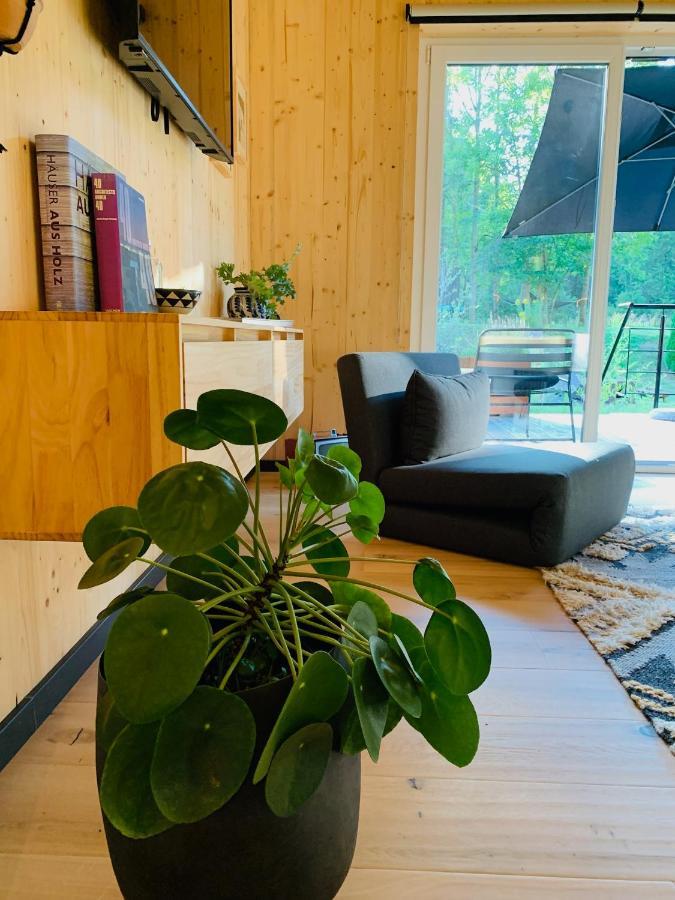 Hjem - Tiny Homes Direkt Am Wald Zwischen Allgaeu & Bodensee Bergatreute Eksteriør bilde